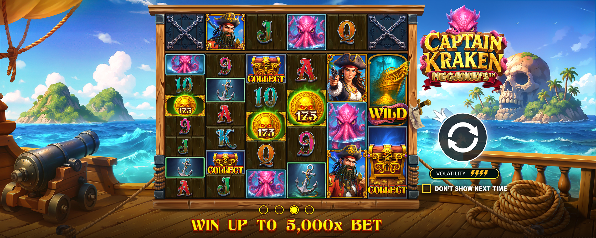 Captain Kraken Megaways™ - screenshot with slot description 5